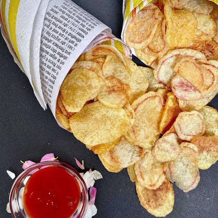 How to make potato chips at home|homemade potato chips