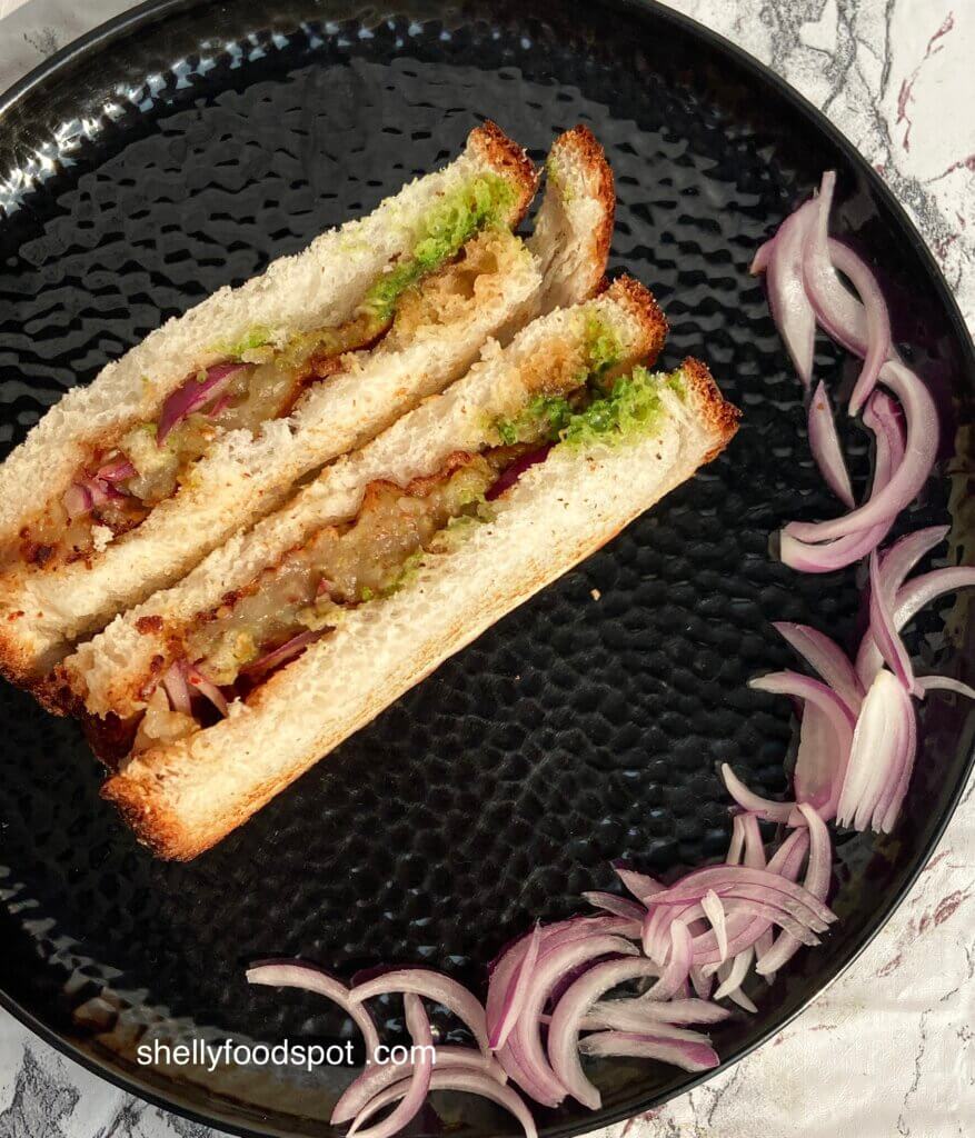 Aloo Tikki Sandwich Recipe