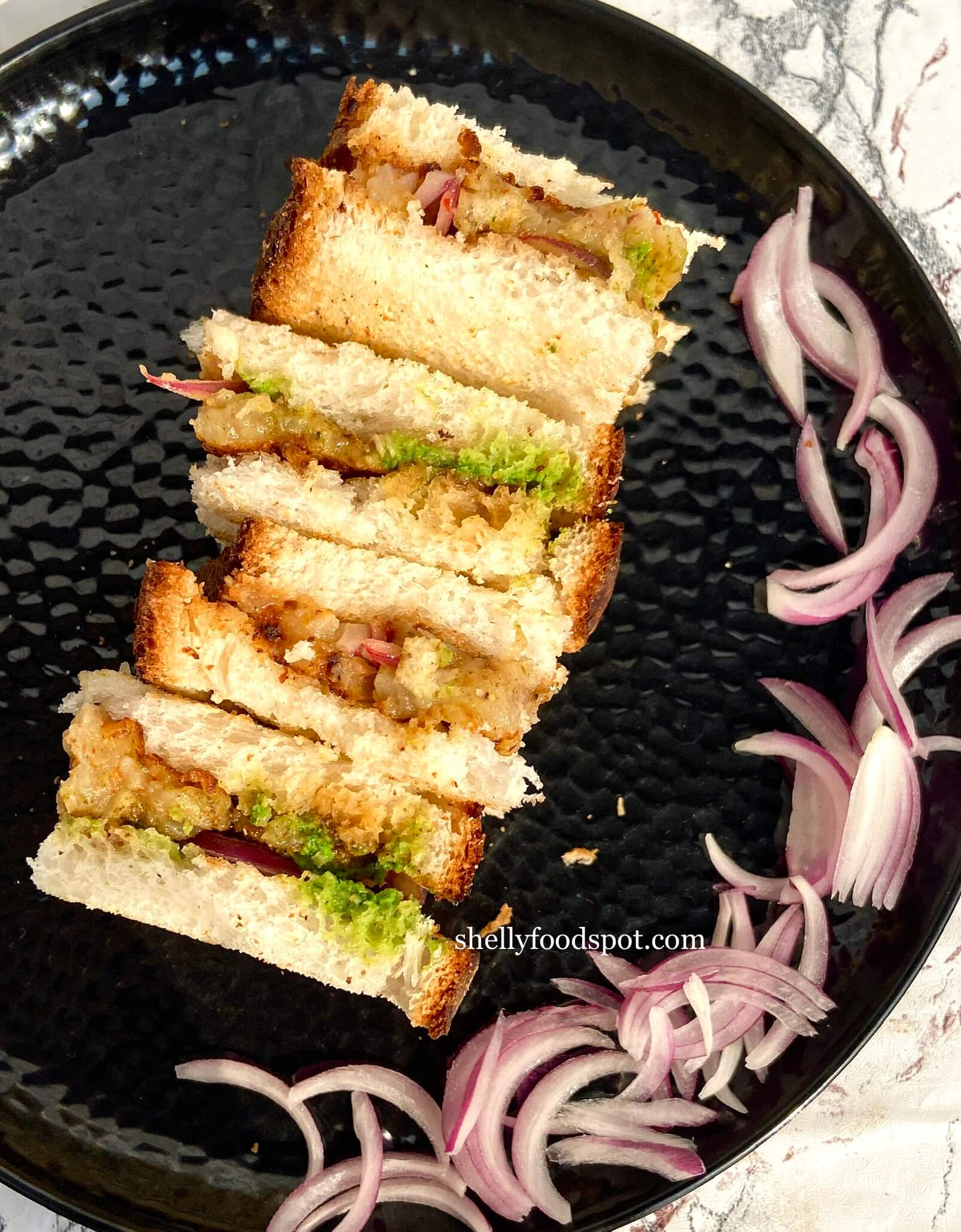 Aloo Tikki Sandwich Recipe