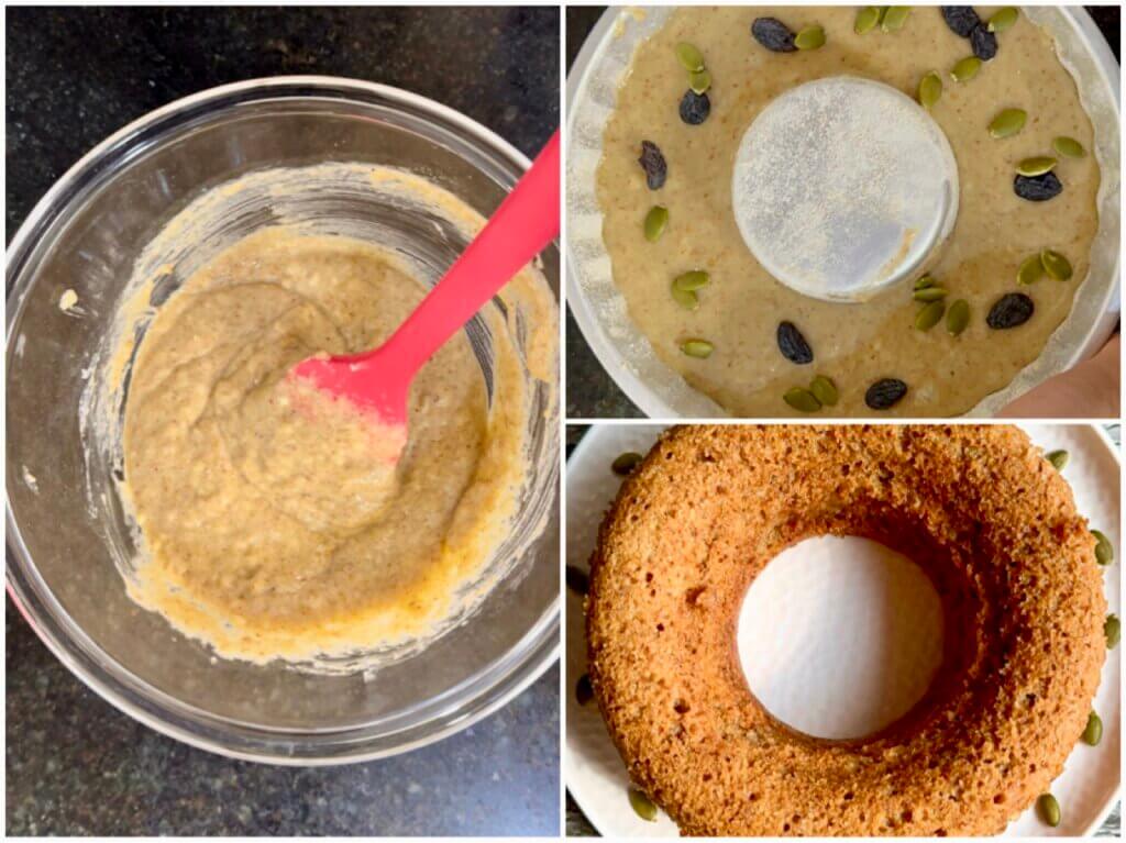 Eggless jowar flour cake recipe